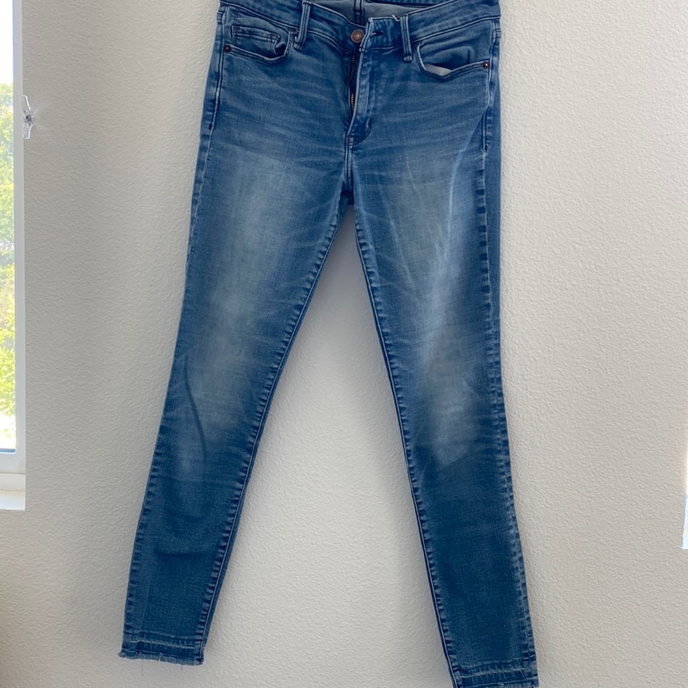 Light blue Abercrombie skinny jeans